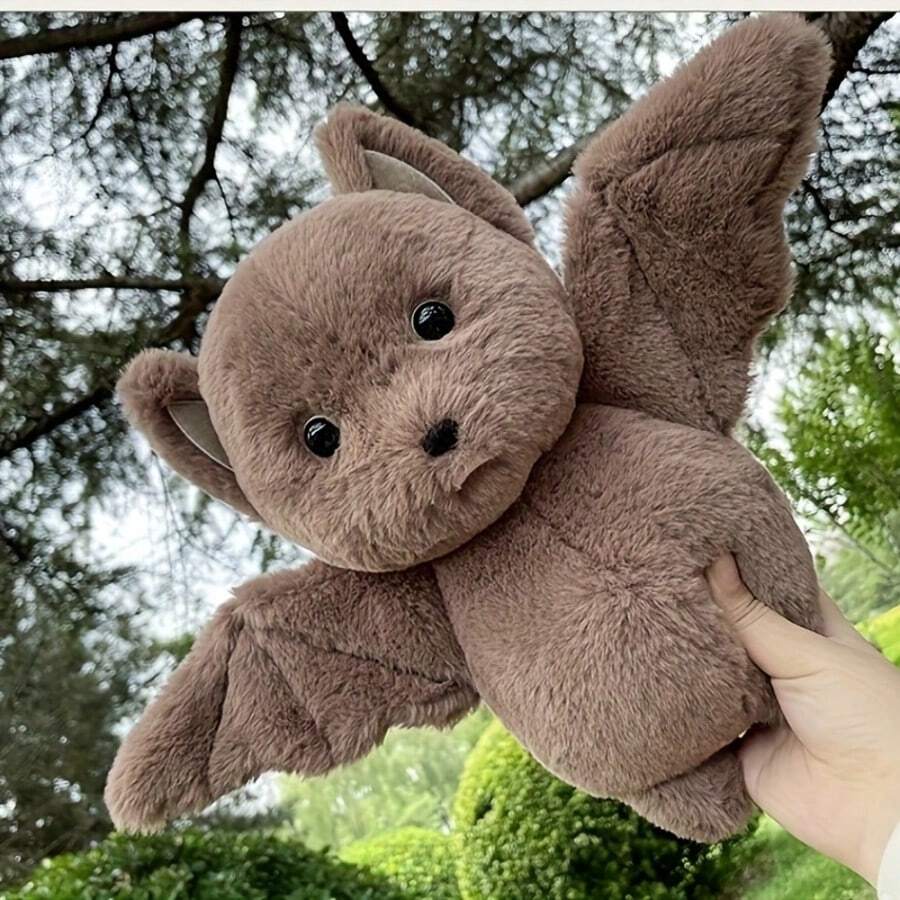 BLUESLEMON 11.8 Inch/30cm Cute Plush Bat Doll, Soft Stuffed Animal Doll, Adorable Bat Plushie, Birthday New Year Gift, Home Room Decor