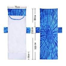 1pc Ultra Soft & Microfiber Beach Chair Cover, Tie-Dye Printed - Quick Dry, Lightweight Towel With Pocket, Suitable For Pool, Beach, Camping And Picnic, Beach Blanket - Style5 - View 8