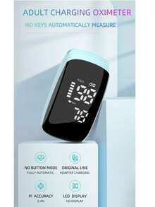 1 Pulse Oximeter, Easy To Operate, Accurate Measurement, Rounded Elegant Appearance, Compact And Portable - View 11