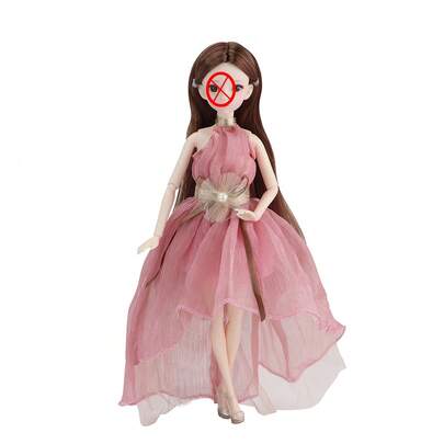  Bộ váy công chúa thời trang AKODEERD phù hợp cho búp bê 11,8 inch (không bao gồm búp bê), phụ kiện tự làm cho búp bê, quà Giáng sinh, quà sinh nhật.