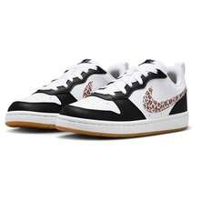 Nike Court Borough Low Recraft Big Kids/Women's Casual Shoes DV5456-123 | Everyday Versatile, Comfortable Fit - 黑與白 - 查看 3