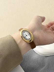REBIRTH 1pc Women's Compact Fashion Waterproof Quartz Watch, Suitable For Daily Decoration - one-size - View 7