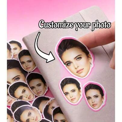 50pcs Customizable Thank You Stickers, 1.57" Square Paper Labels For Wedding Favors, Party Gifts, Graduation, Small Business Packaging - Personalized Logo Design, 4x4cm, 16 To 50pcs Options