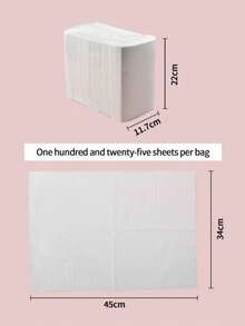 Thảm lót bàn làm việc dùng một lần, chống thấm nước và chống bám bẩn, dùng cho nghệ thuật vẽ móng. - trắng - Xem 3