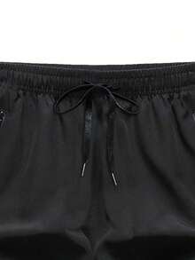 4pcs/Set Teen Boy Casual Drawstring Waist Shorts, Versatile For Sports & Outdoor - Grey - View 3