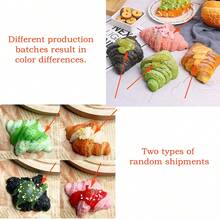 1个仿真慢回弹芝士牛角面包蛋糕创意橱窗甜点桌装饰派对用品 - 彩色 - 查看 9