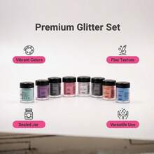 Metallic Luster Dust Shimmering Glitter - Multicolor - View 7