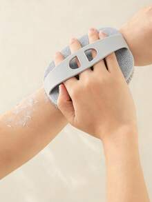 Flocked Bath Brush, Soft Bristle Shower Brush, Easy Scrub Silicone Bathroom Brush - Bath Brush - View 8