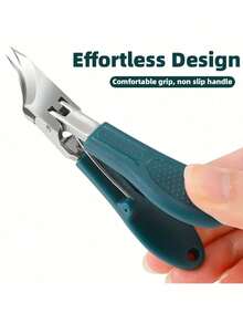 3/1 Piece Professional Nail Clipper, Made Of High-Strength Stainless Steel, With A Wide Handle Design - Splash Proof Design, Sharp And Angled Edges For Precise Cutting - Suitable For Homes, Nail Salons, Durable, Essential Beauty Equipment - Multicolor - View 5