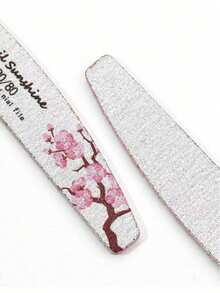 2支新月形可水洗指甲锉，80/80目 - 彩色 - 查看 6