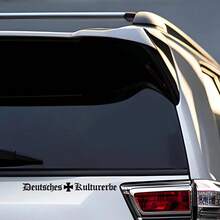 German Culture Car Decal Stickers, Decorative Window And Rear Window Stickers, Funny Waterproof Stickers, Exterior Car Decor Stickers, Cool Decorative Stickers - Decorative Stickers - View 4