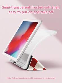 1个红白棋盘格图案平板电脑保护套，兼容iPad 10.2英寸（2021/2020款，第十/九/八代，A16芯片）、11英寸（第十一代，2025款）、Galaxy Tab A8 10.5英寸（2022款），带笔槽，支持自动休眠/唤醒功能。 - 彩色 - 查看 5