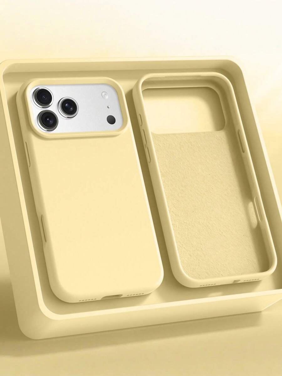 1 buah Casing Ponsel Silikon Cair Warna Permen Mewah dengan Tombol AI Kompatibel dengan iPhone 17 AIR 16 15 14 13 12 11 Pro Max Plus | Pelindung Ultra Tipis Tahan Guncangan | Ponsel