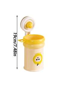 3件套磁吸式倒置牙刷架，免打孔壁挂式漱口杯，强磁牙刷杯，浴室收纳，防霉排水漱口杯套装，壁挂式磁吸漱口杯，无孔浴室牙刷杯 - 彩色 - 查看 5