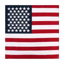 1 chiếc khăn bandana unisex kiểu dáng Y2K họa tiết cờ Mỹ, thích hợp cho các dịp lễ, mặc hàng ngày, dự tiệc và các sự kiện khác. - Nhiều màu - Xem 9