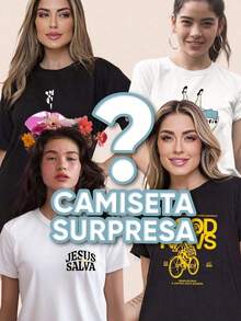 Women's Oversized Bilhan T-Shirt With Surprise Print - Outlet - Trắng ngà - Xem 3