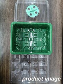 12-Slot Seed Sprouting Tray Set With Humidity Dome And Base. Sturdy Seed Germination Tray Kit For Outdoor Use, Includes Ventilation Cover And Drainage Holes, Suitable For Vegetable, Flower And Herb Seed Planting - Requires Assembly - Multicolor - View 13