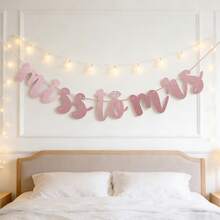 1 set/1 pieza Cartel "Novia a ser" para despedida de soltera, compromiso, decoración para la ducha nupcial - Rosa - Ver 7