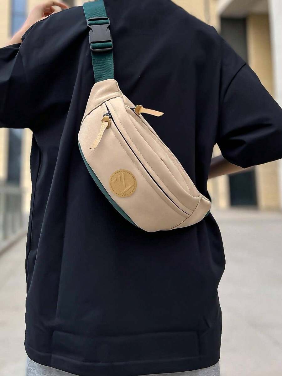 Casual And Fashionable Colour Contrast Design, Wear-Resistant Oxford Cloth Single Shoulder - Multicolor - View 1