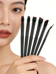 Bộ 7 cọ trang điểm mắt bao gồm cọ kẻ lông mày, cọ kẻ mắt, cọ kẻ mắt chuyên nghiệp, cọ dẹt vát, dụng cụ trang điểm mắt hoàn hảo cho người mới bắt đầu, giúp bạn tạo ra nhiều kiểu trang điểm mắt khác nhau. - Nhiều màu - Xem 6