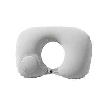 Portable Travel Pillows, Neck Pillow For Travel, Push Inflatable U-Shaped Pillow Provides Neck In Any Sleeping Position On Flights, Car, And At Home, Comfortable Airplane Travel Pillow - 黑色 - 查看 9