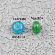 5*8毫米可爱水染算盘珠玻璃珠，DIY手链饰品制作材料 - 水染算盤珠 - 查看 4