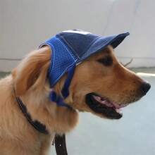 1pc Pet Sun Protection Hat, Dog Cap, Travel Sun Hat, Breathable Outdoor Pet Baseball Cap. Designed For Dogs, This Baseball Cap Has Ear Holes And Adjustable Size, Suitable For Small To Large Dogs For Outdoor Activities. - Multicolor - View 5
