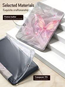 Ayotu 蝴蝶和标语图案保护套，Y 型支架翻盖保护套，兼容 iPad Kindle（第 11 代，2024 年发布）和 Paperwhite（第 12 代，2024 年发布）。 - 彩色 - 查看 11