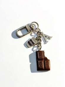Personalized Chili Pepper Pendant Keychain Accessory Bag Charm, Teacher's Day Car Accessory Bag Charm, Cute Gothic Y2K Halloween Accessory, Teacher's Day Christmas Gift Creative, Bag Strap With ID Holder, Car Accessory, Bag Charm, Car Accessory, Friends, Sisters - Chocolate Brown - View 5