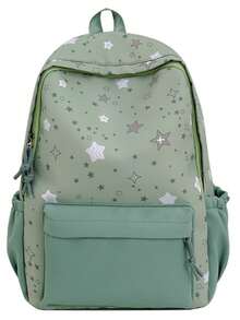 New Fashionable Minimalist Versatile Comfortable Backpack, Suitable For School, Graduation, Travel, Large Capacity Multi-Function Unisex Design - Multicolor - View 12