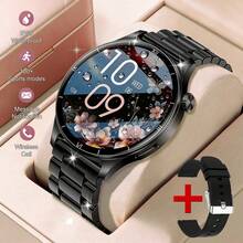 Women Men Full Touch Smart Watch, 1.39-Inch Wireless Calling, Message Reminder, 100+ Sports Modes, Pedometer, Music Control, Multi Watch Dials, Sport Tracking Fashion Smartwatch,Gift For Fitness Enthusiasts - View 8