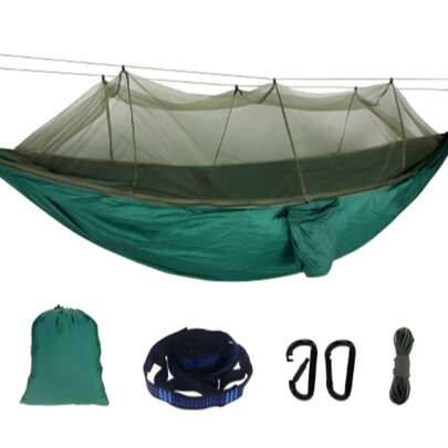 Lightweight Breathable Nylon Hammock Heavy Duty Portable Hammock For Camping Travel Backyard