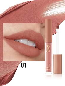 Son lì Velvet Matte Lip Glaze - Son môi dạng lỏng lâu trôi, dưỡng ẩm và không bết dính, lớp finish mịn như nhung sang trọng, phù hợp với mọi kiểu trang điểm, dụng cụ làm đẹp thiết yếu cho phái nữ, món quà hoàn hảo dành cho nàng. - 01 - Xem 2