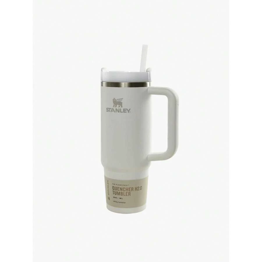 STANLEY - The Quencher H2.0 FlowState™ Tumbler 30oz With Handle & Straw, Stainless Steel Vacuum Travel Mug, Leakproof Lid, Large Capacity Cup, Keeps Drinks Cold All Day, For Water, Coffee, Iced Drinks 10-10827-213 - 1106 霜凍 - 查看 1