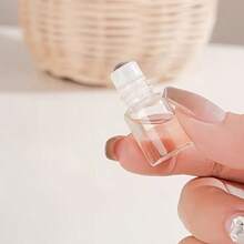 3/4Pcs Pink Mini Portable Refillable Bottles 0.07oz, Cute Travel-Size Glass Vials For Essential Oils, Perfume, Aromatherapy & Cosmetic Sample Packaging, Leak-Proof & Lightweight Design, Reusable Small Beauty Containers Ideal For Travel, Daily Carry & Gifting, Perfect Storage Accessory For Makeup & Skincare Lovers - Multicolor - View 3