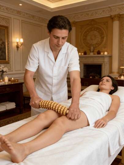 1 con lăn cầm tay bằng gỗ, dùng cho các điểm kích thích, lý tưởng cho mô liên kết, cơ bắp và bụng, một dụng cụ hỗ trợ cơ bắp, con lăn massage bằng gỗ Gua Sha, dụng cụ massage toàn thân, con lăn massage cầm tay cong bằng gỗ, dụng cụ thư giãn cơ bắp bằng gỗ màu vàng nhạt, thích hợp cho vai, lưng, tay, chân và giảm đau/phục hồi thể dục, thiết kế công thái học, tiện lợi cho sử dụng tại nhà, bề mặt gỗ nhẵn không gây hại cho da [Quà tặng ngày lễ cho vợ và mẹ] Kiểu dáng và màu sắc