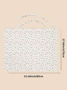 1pc Comfortable Breathable Multifunctional Nursing Cover, Anti-Peeping Pure Cotton Delicate Printed Nursing Scarf, Breastfeeding Shirt For Moms, Nursing Apron, Suitable For All Seasons - Multicolor - View 5