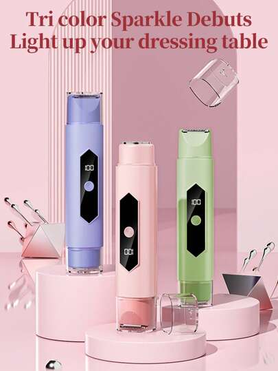 二合一女士电动剃须刀 - 可用于眉毛、面部、腿部、腋下 - 干湿两用 - 便携式比基尼修剪器 - 可调节，USB充电式剃须刀，双刀头设计，女士专用剃须刀，多功能美容仪，送给女性的完美礼物，母亲节，父亲节 300mAh