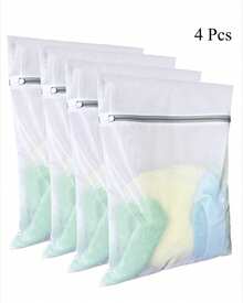 Laundry Bags Mesh Wash Bags(4Pcs,16 X 20 Inches),Delicate Laundry Bag For College,Dorm,Storage,Travel Storage Organize Bag For Cotton Clothes,Sheet, Shoes,Storage Bag - Large (4 Count) - View 1