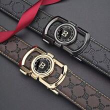 Thắt lưng nam thiết kế cá nhân hóa, khóa tự động bằng hợp kim kẽm, thắt lưng công sở cao cấp, thắt lưng quần tối giản đa năng. - nhiều màu - Xem 3