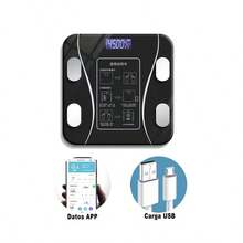 Body Fat Scale, Maximum Weight 180kg, Bluetooth Electronic Scale, USB Charging And LCD, Smart Body Scale, Multiple Data Analysis, Body Weight Scale, Compatible With IOS And Android. Accurate Bluetooth Health Devices For Home Users With Synchronization Apps, LED, Tempered Glass - White - View 9