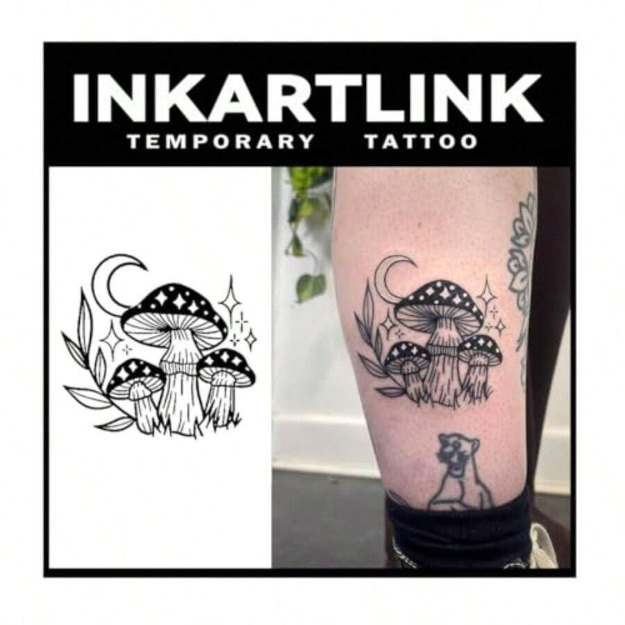 INKARTLINK タトゥーシール ジャグアタトゥー 2枚セット 2週間 長持ち 防水 刺青シール 入れ墨シール メンズ レディース 流行 女 半永久的 消えるタトゥー 手首 腕 手の背 足 腹部 鎖骨 - 17 - チェックする 1