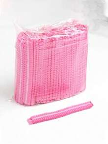 100pcs/50pcs Disposable Thickened Hats, Kitchen Oil-Proof Dust-Proof Food Caps, Shower Caps, Beauty Salon Breathable Hairnets, Disposable Caps, Work Hats, Chef Restaurant Caps, Dust-Proof Hairnets, Food Hairnets, Non-Woven Sanitary Hairnets, Suitable For Cleanrooms, Laboratories, Beauty Salons, Food Processing, Electronics Industry, Cleaning Work, Industrial Operations, Nail Salons, Etc. - Multicolor - View 10