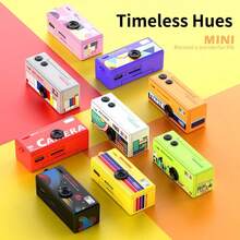 Flip Screen Mini Thumb Camera, Supports Photo Capture & Phone Upload, Backpack Accessory - Multicolor - View 3
