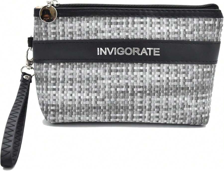 Functional Travel Makeup Bag Cosmetic Organizer Black Grey - Negro or Gris - 查看 1