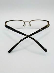 Eyeglass Frame, Metallic, Semi-Rimless, Small Model - PROMOTION - Marrón - Ver 3