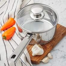 1 Qt Oven  Stainless Steel Saucepan With Straining Lid - Xem 5