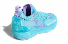 Adidas Dame 7 EXTPLY Monsters Inc. Sulley GS Blue - Blue - View 4