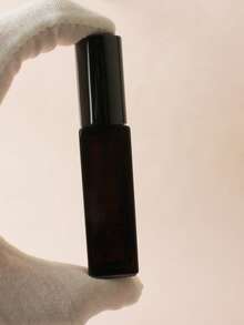1pc 10ml Square Transparent Black Matte Tinted Refillable Perfume/Toner Spray Bottle, Portable Mini Sample Pump Bottle, White Gift Box Packaging - Multicolor - View 8
