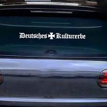 German Culture Car Decal Stickers, Decorative Window And Rear Window Stickers, Funny Waterproof Stickers, Exterior Car Decor Stickers, Cool Decorative Stickers - Decorative Stickers - View 6